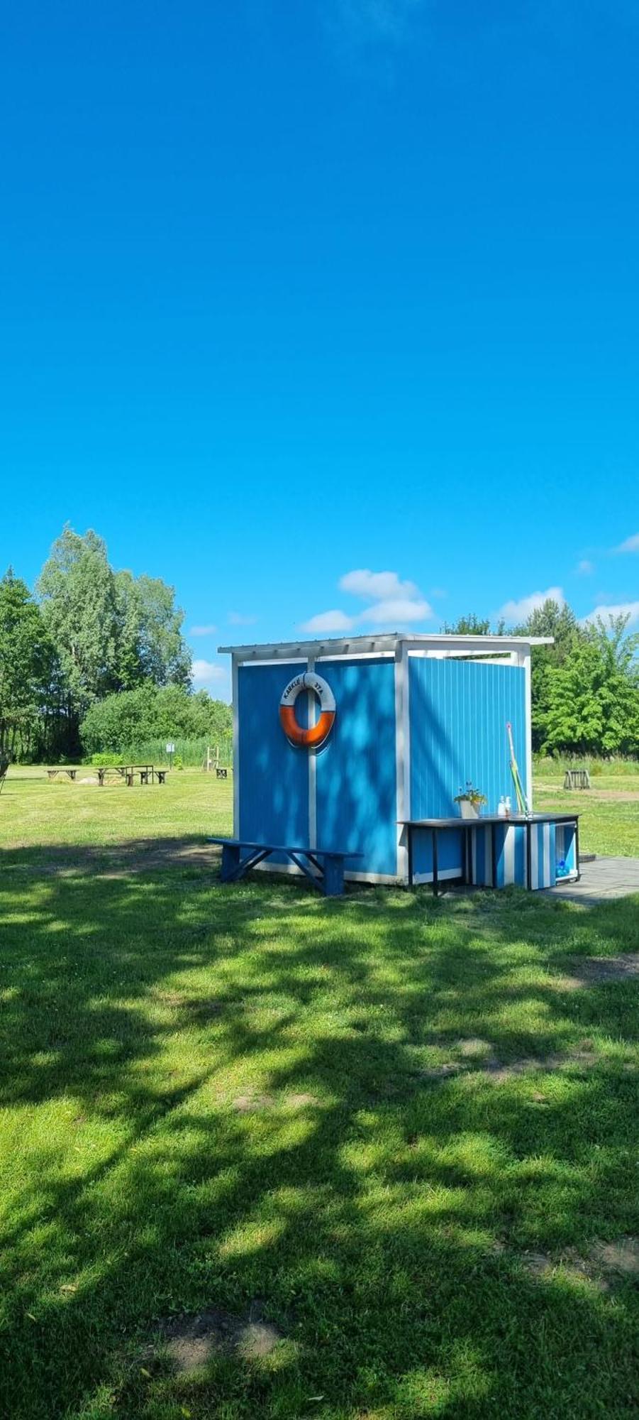 Campsite 37A - Wooden Cabins Karklė Exterior foto